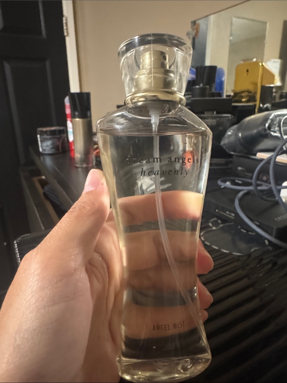 Victoria's Secret Heavenly Angel  — Clear with Gold Accents